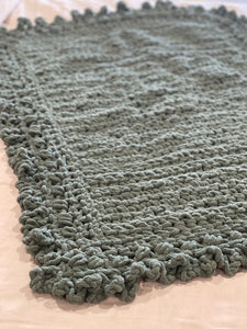 Muted Green Baby Blanket