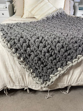Load image into Gallery viewer, Dark Gray Neutral Crochet
