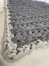 Load image into Gallery viewer, Dark Gray Neutral Crochet
